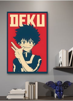 Buy Wall Art Printed Canvas Frame Boku no Hero in Saudi Arabia