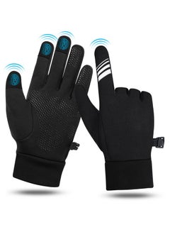 Buy Winter Touchscreen Gloves For Men Women Cold Weather Warm Gloves Waterproof Thermal Gloves Windproof Antislip Reflective For Running Driving Cycling Working Hiking in UAE
