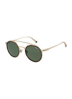 Buy ONS-CARILLO Men Round Polarized Double Bridge Sunglasses Gold 50 mm in UAE