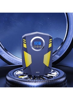 Buy Car Tire Portable Electric Air Pump Car Handheld Intelligent Digital Display Air Pump in Saudi Arabia