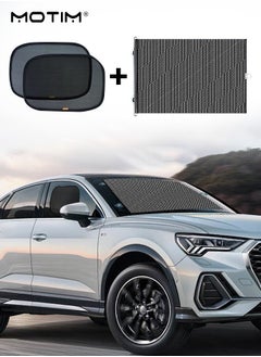 Buy 1 Roller Car Sun Shade Car Windshield Sunshade Sun Protector 125cm*58cm, 2 Pcs Car Side Window Sunshade for Baby Block over UV Rays 100 SPF for Sun Protection Fit on Cars Trucks and SUVs in UAE