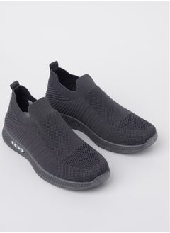 Buy Cobblerz Men's Slip-on Low Top Sneakers GREY in Saudi Arabia