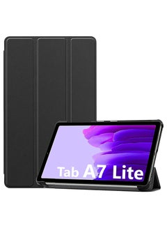 اشتري Protective Flip Case For Samsung Galaxy Tab A7 Lite With Trifold Stand Auto Wake Sleep Shockproof Cover في الامارات