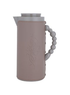 Buy Leather Cappuccino Thermos 1 Liter in Saudi Arabia