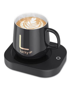 Buy Coffee Mug Warmer, Cup Heater for Desk Coffee Warmer Beverage Warmer Automatic Thermostatic Smart Cup Heater for Coffee, Milk, Tea, Cocoa, Water, Home and Office Use Cup Spoon in UAE
