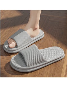 Buy Anti-odor slippers in summer, outdoor wearing, feeling of stepping on shit, thick-soled non-slip bathing couple slippers for man and women in Saudi Arabia