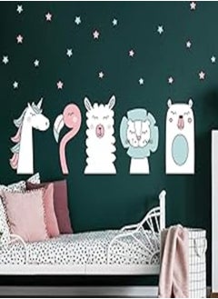 اشتري Decorative kids room sticker - sleeper animals (100x150cm) في مصر