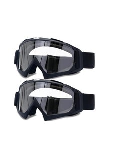 Buy Adult Dirt Bike Goggles, KASTWAVE 2-Pack ATV Motorcycle Goggles for Youth, Dirt Bike Goggles, Windproof ATV Goggles, Dust Proof Racing Goggles for Child, Youth, Teens, Men and Women in UAE