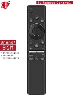 Buy BN59-01330A Upgraded Voice Remote Control: Universal Compatibility for Samsung Curved, QLED, LED, LCD, 8K & 4K Smart TVs in UAE