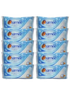 اشتري Charmee Pantyliners Unscented with Extra Protection and Comfortable Dry Soft Cover (Each Pack 8 Pantyliners) (10). في الامارات