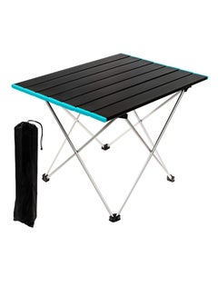 اشتري Portable Ultralight Small Folding Table with Aluminum Top and Carrying Bag في الامارات