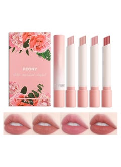 اشتري 4-Piece Nude Matte Lipstick Set – the perfect addition to your makeup collection. This set includes four stunning nude shades, carefully selected to complement any occasion or outfit في الامارات