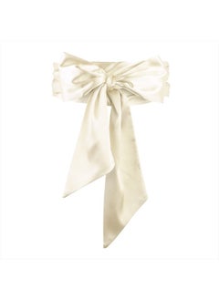 Buy Bridal Wedding Bridesmaid Satin Long Sash Belt (Champagne, 10 CM X 250 CM) in UAE