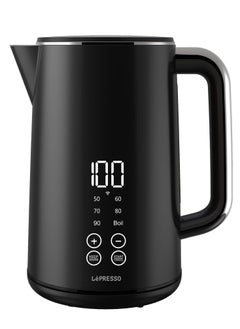 اشتري LePresso Quick Boiling Smart Electric Kettle With App and Touch Panel 1.7L Black في الامارات