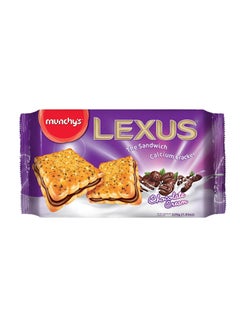 Buy Lexus Sandwich Calcium Crackers - Chocolate Cream 225g in UAE