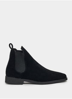 Buy Suede Accent Chelsea Ankle Boots in Saudi Arabia