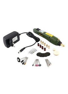 Buy Mini Rotary Tool Kit With 35pcs Random Color Accessories Set For Wood Jewel Stone Small Crafts Cutting Drilling Grinding Engraving in UAE