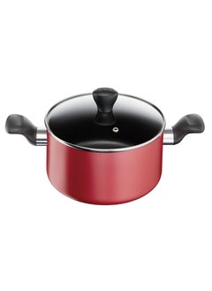 اشتري Set of 12 Pieces Cookware   NonStick With Thermo Signal  Red  Super Cook B243SC87 في السعودية