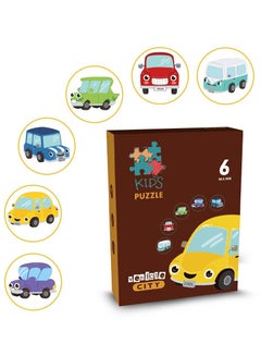 Buy 6-in-1 Matching Puzzle Educational & Fun Game - Car in Saudi Arabia