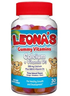 اشتري 30 piece of Leonas Calcium + Vitamin D3 Gummy في الامارات