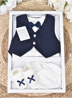 Buy 4-Piece Baby Suit Set with Gift Box in Saudi Arabia