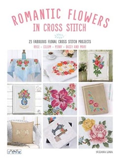 اشتري Romantic Flowers In Cross Stitch في الامارات