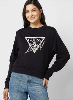 Buy Crew Neck Graphic Sweatshirt in Saudi Arabia