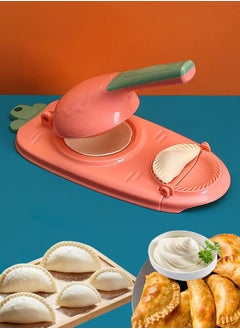 Buy 2 in 1 Dumpling Maker And Dough Presser, Dough Pressing And Wrapping Modern Dumpling Tool, Perfect For Making Qatayef, Fatayer, Wonton, Empanada, Pierogies, Ravioli And Much More, Convenient And Quick in Saudi Arabia