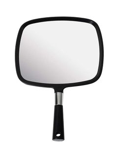 Buy Hand Mirror, Large Handheld Mirror with Handle,Black Hang Makeup Mirror,Hairdresser Mirror. in UAE