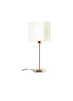 Buy Tavolo Gold Table Lamp - Beige (Velvet) in Egypt