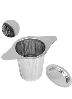 اشتري Tea Infuser Stainless Steel Premium Strainer With Two Handles And Large Capacity Loose Leaf Classic Metal Mesh Filter For Cups Mugs Teapots Coffee في الامارات