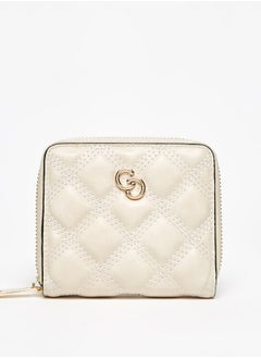 اشتري Women Quilted Small Zip Around Wallet في السعودية