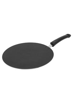 Buy Non-Stick Aluminum Pizza Pan With Heat Resistant Handle Red/Black in Saudi Arabia