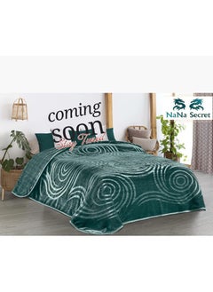 اشتري Cloud blanket, one layer, laser engraving - Spanish design - size 220*240 cm - material 85% acrylic, 15% polyester في مصر