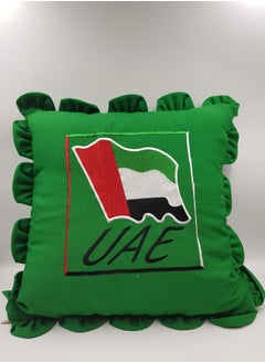 Buy UAE Flag Cushion (Green) 40*40 cm in UAE