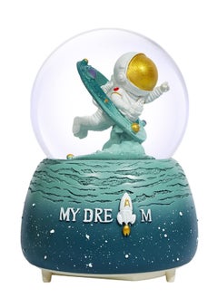 Buy Snow Globes for Kids, 80MM Sparkling Astronaut Toy with Music, Astronaut Music Box Birthday Decoration for Boys Girls Age 8-12 in Saudi Arabia