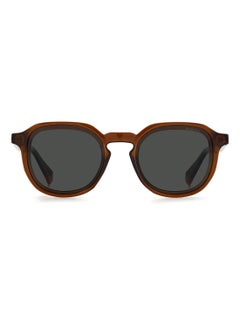 Buy Round / Oval  Sunglasses PLD 6162/S  BROWN 52 in Saudi Arabia