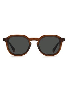 Buy Round / Oval  Sunglasses PLD 6162/S  BROWN 52 in UAE