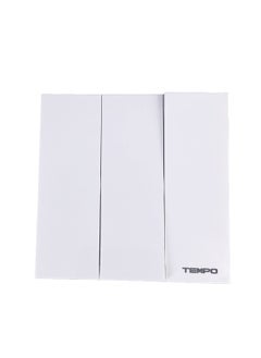 Buy 3 Gang 1 Way Switch white Slim Piano in Saudi Arabia