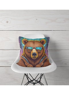 Buy Decorative Pillow Brown Bear Cyberpunk in Egypt