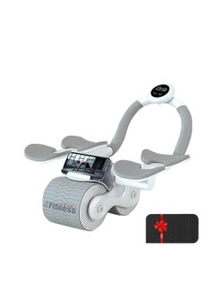 Buy Upgraded Ab Wheel with Auto Rebound, Automatic Roller Ab Wheel with Elbow Support, Abdominal Roller and Elbow Roller with Knee Pad and Phone Holder for Home Gym FW-7677 in Saudi Arabia