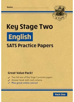 Buy Ks2 English Sats Practice Papers Pack 1 For The 2024 Tests With Free Online Extras in UAE