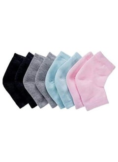 Buy 4 Pairs of Moisturizing Heel Socks in UAE