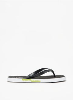 Buy Men's Textured Flip Flop Slippers in Saudi Arabia