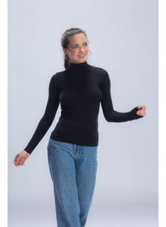 Buy High Neck Long Sleeve Top in Egypt