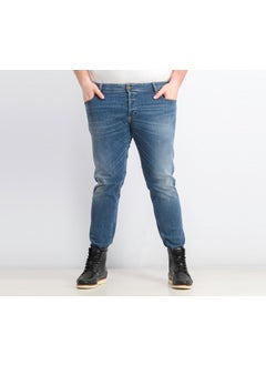 Buy Men Slim Skinny Fit Wash Stretchable Denim, Blue in Saudi Arabia