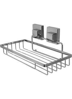 Buy Home Pro Bathroom Rack Stainless Steel Rack Rectangular Shape Elevate Your Bathroom Organisation With Rust Proof Wall Rack Shelf in UAE