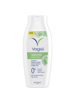 Buy Vagisil Sensitive Intimate 0% Wash 250ml in UAE