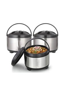 Buy Stainless Steel Thermosteel Hot Case Combo Pack Of 3 in UAE
