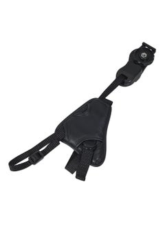 Buy Camera Hand Strap Triangle Secure Grip Padded Wrist Strap Compatible for Sony Canon Nikon DSLR and Mirrorless Cameras - Black in UAE